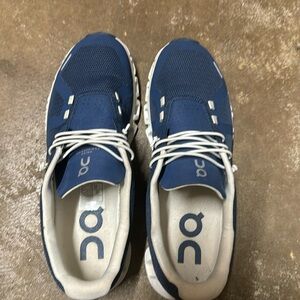 On Cloud 5-  blue, size 8.5, worn a few times